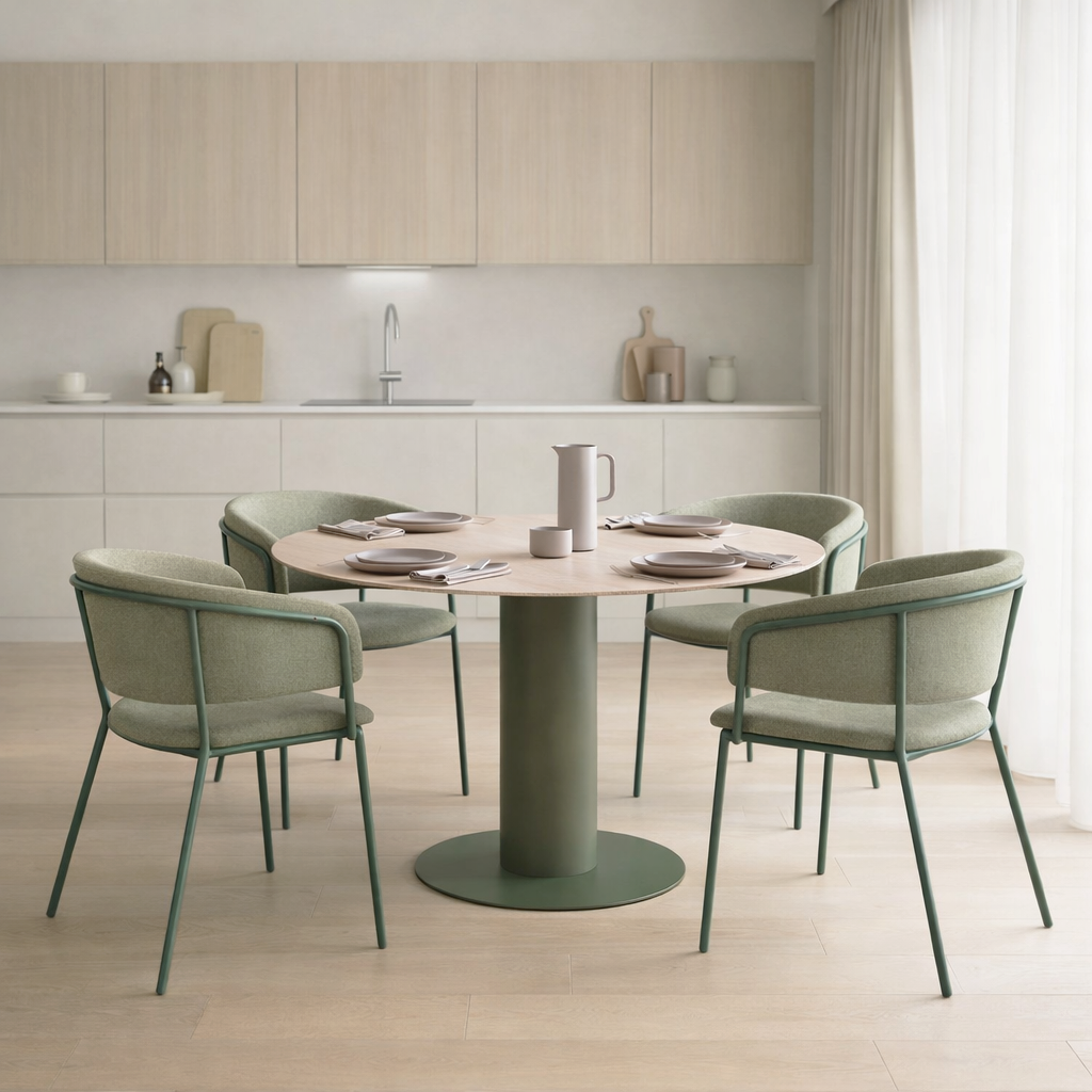 Ellerton Large 4 Seat Dining Room Furniture Set